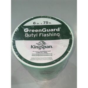 Kingspan GreenGuard Butyl Flashing Tape 6 in x 75 ft Window Door Seal Green New
